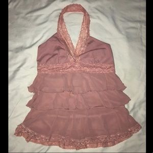 Windsor Babydoll Dressy Halter Top